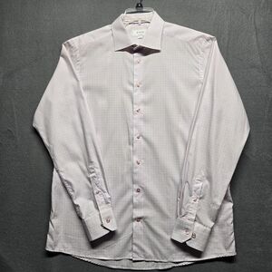 Eton Men's Pink Checkered Shirt